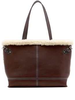 Proenza Schouler: Коричневая сумка-шоппер 