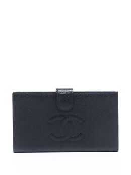 CHANEL Pre-Owned: Чёрный кошелёк 