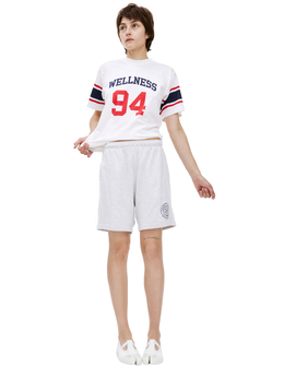 SPORTY & RICH: Серые шорты 