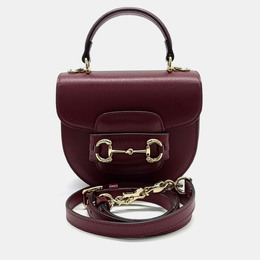 Gucci: Красная сумка на руку  1955 Horsebit