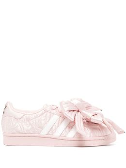 adidas: Розовые кроссовки  Superstar