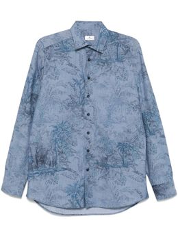 ETRO: Рубашка с растительным принтом 