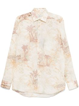ETRO: Рубашка с растительным принтом 