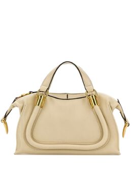 Chloé: Светлая сумка-шоппер 