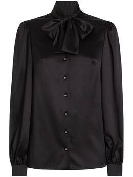 Dolce & Gabbana: Атласная рубашка 