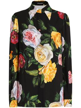 Dolce & Gabbana: Шёлковая рубашка 