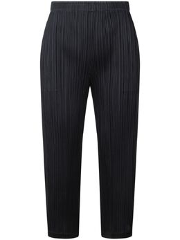 Pleats Please Issey Miyake: Чёрные брюки 