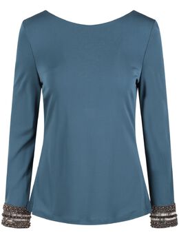 Alberta Ferretti: Голубая блуза 