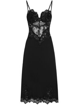 Dolce & Gabbana: Платье с растительным принтом 