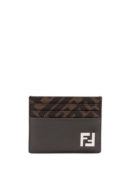 FENDI: Зелёный картхолдер  FF