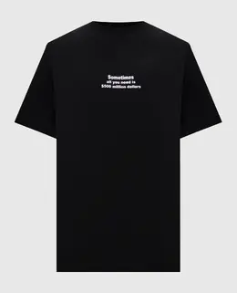 Vetements: Чёрная футболка 