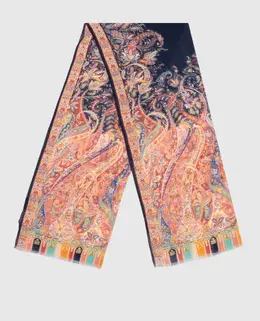 Etro: Шарф с принтом 
