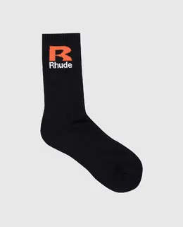 Rhude: Чёрные носки 