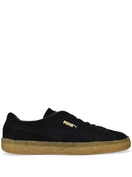 PUMA: Чёрные кроссовки  Suede