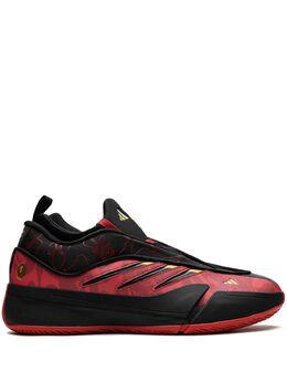 adidas: Чёрные кроссовки  Dame