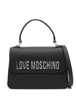 Love Moschino: Чёрная сумка-шоппер 