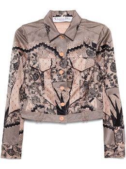 Christian Dior Pre-Owned: Куртка с принтом 