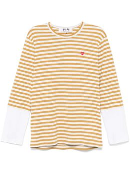 Comme Des Garçons Play: Короткая футболка  Heart