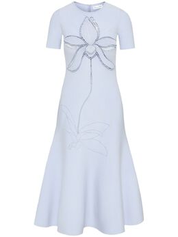 Oscar de la Renta: Жаккардовое платье 