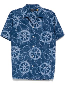 Polo Ralph Lauren: Голубая рубашка 