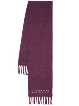 Lanvin: Фиолетовый шарф 