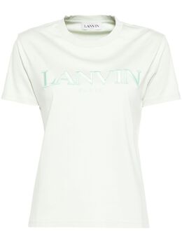 Lanvin: Светлая футболка 