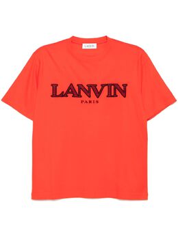 Lanvin: Красная футболка 