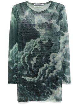Alexander Wang: Платье со стразами 