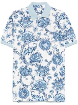 ETRO: Голубое поло 