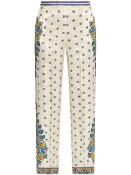 ETRO: Брюки с принтом 