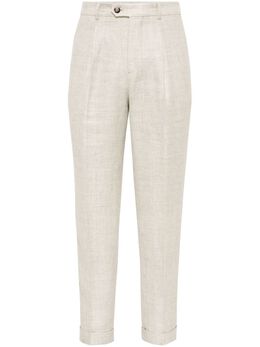 Brunello Cucinelli: Бежевые брюки 