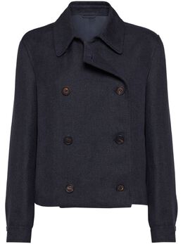Brunello Cucinelli: Синяя куртка  Monili