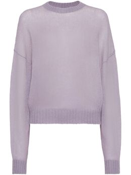 Brunello Cucinelli: Фиолетовый свитер  Monili
