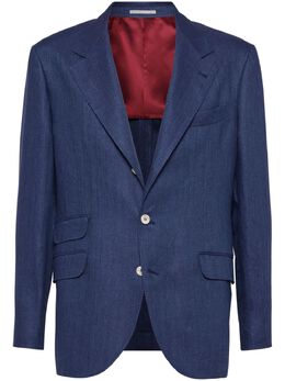 Brunello Cucinelli: Голубые пиджаки 
