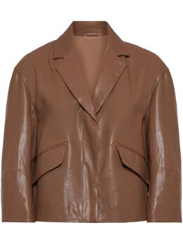 Brunello Cucinelli: Кожаная куртка 