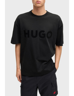 HUGO: Чорні футболки 