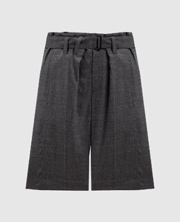 Brunello Cucinelli: Серые шорты 
