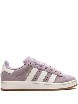 adidas: Фиолетовые кроссовки  Campus