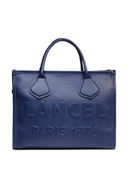 Lancel: Голубая сумка-шоппер 