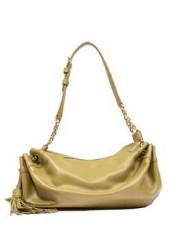 Lancel: Светлая сумка через плечо 