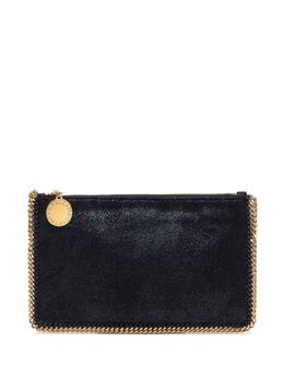 Stella McCartney: Чёрный клатч  Falabella
