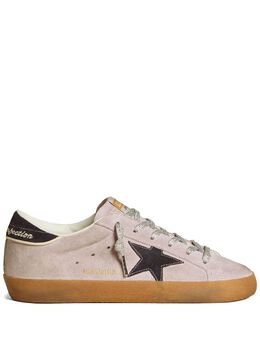 Golden Goose: Фиолетовые кроссовки  Super Star