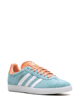 adidas: Голубые кроссовки  Gazelle