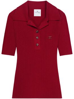 Courrèges: Красное поло 