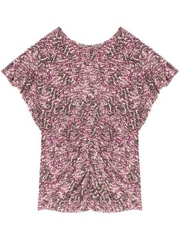 ISABEL MARANT: Фиолетовый топ 