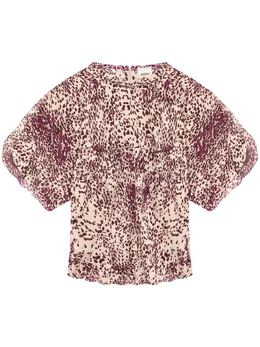 ISABEL MARANT: Фиолетовый топ 
