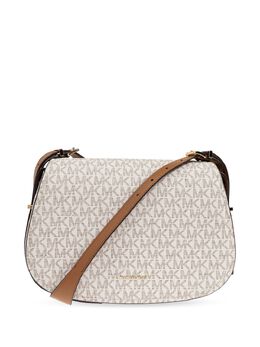 Michael Michael Kors: Бежевая сумка 