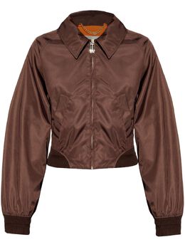 Victoria Beckham: Коричневая куртка 