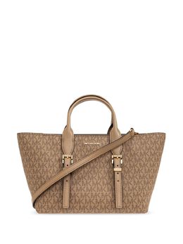 Michael Michael Kors: Коричневая сумка-шоппер 