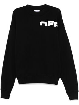Off-White: Чёрный свитшот 